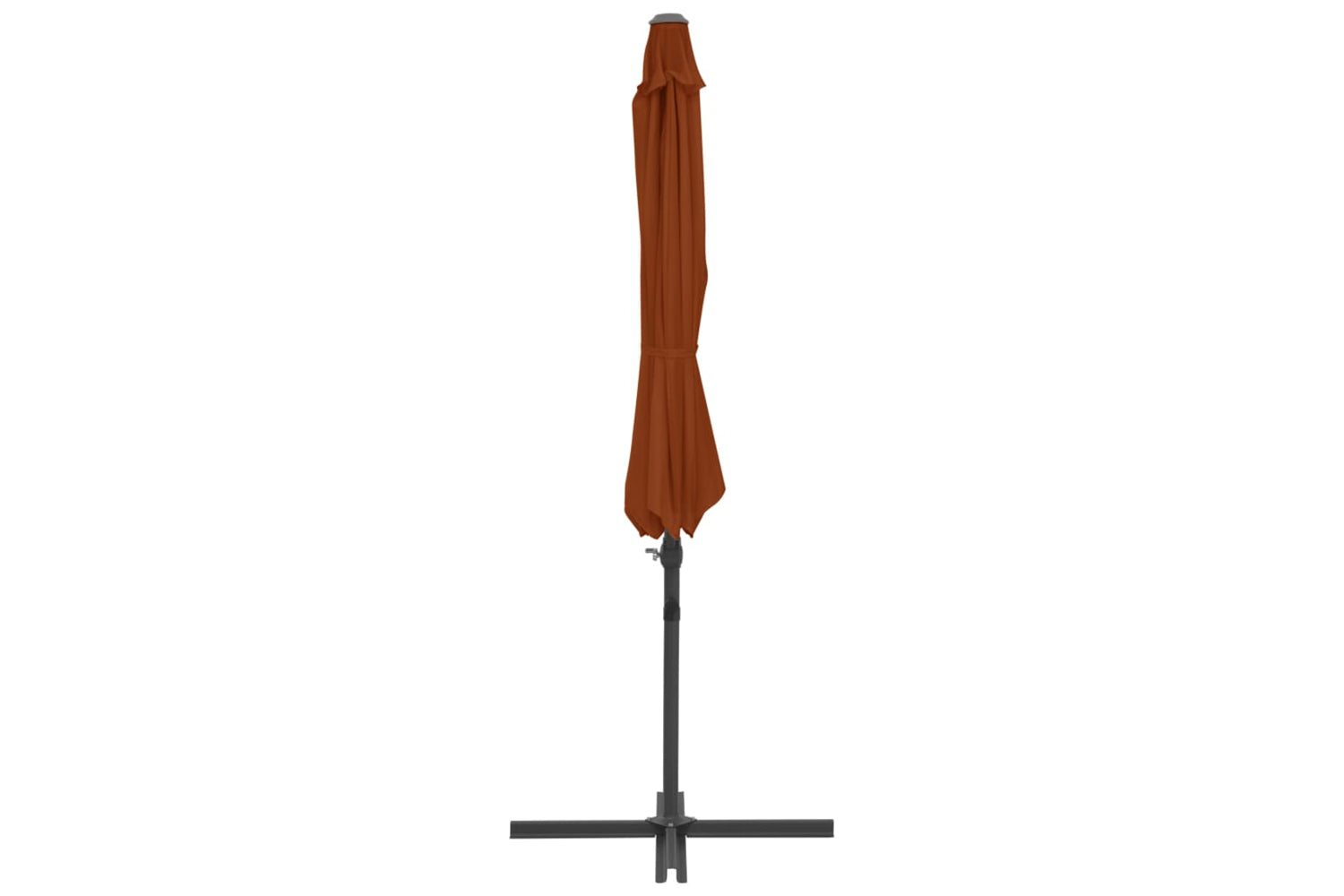 vidaXL 312313 Cantilever Umbrella With Steel Pole Terracotta 300cm-4