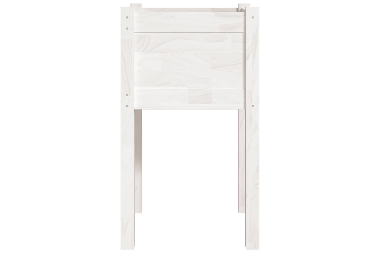 vidaXL 810791 Garden Planter White 40x40x70cm Solid Pinewood-3