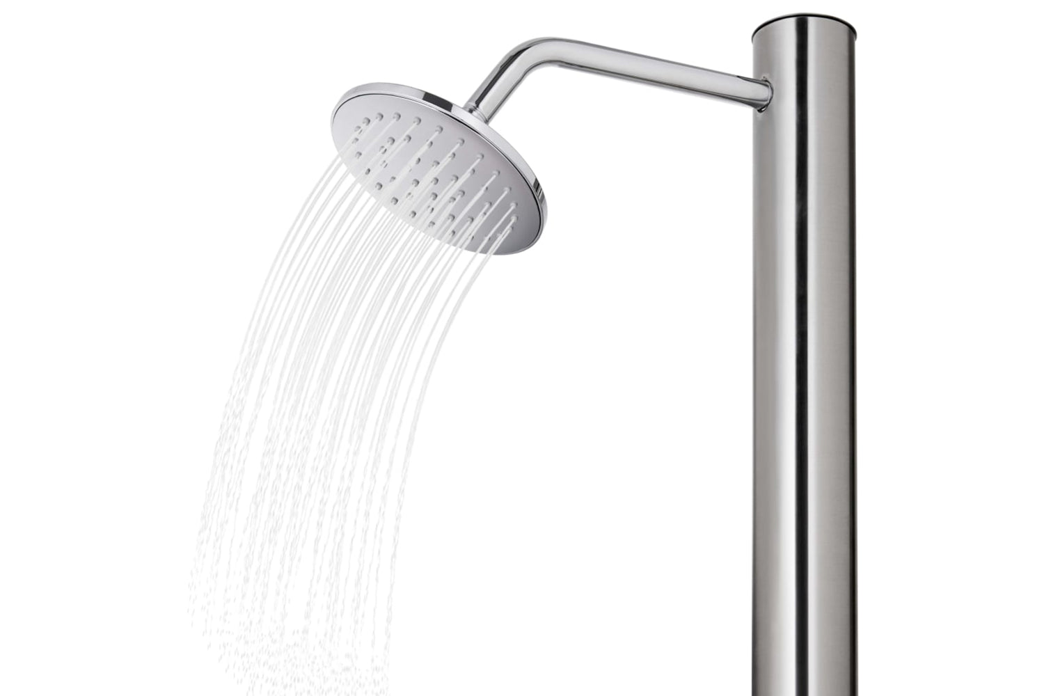 vidaXL 315940 Garden Shower 215cm Stainless Steel-7