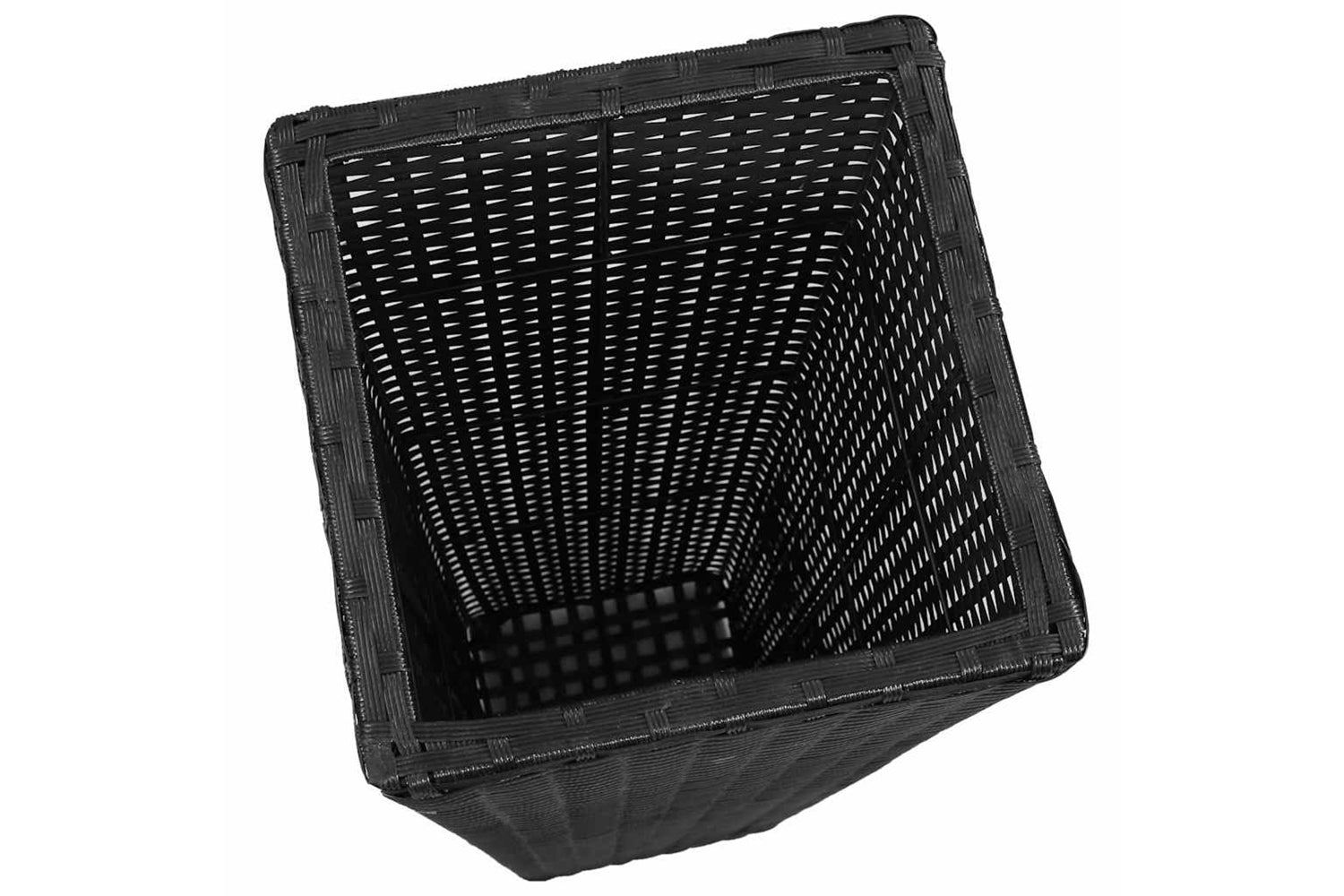Vidaxl 40534 Garden Raised Beds 3 Pcs Poly Rattan Black-5