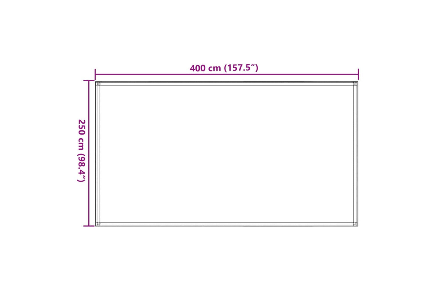 vidaXL 133639 Tent Carpet 250x400cm Hdpe Green-7