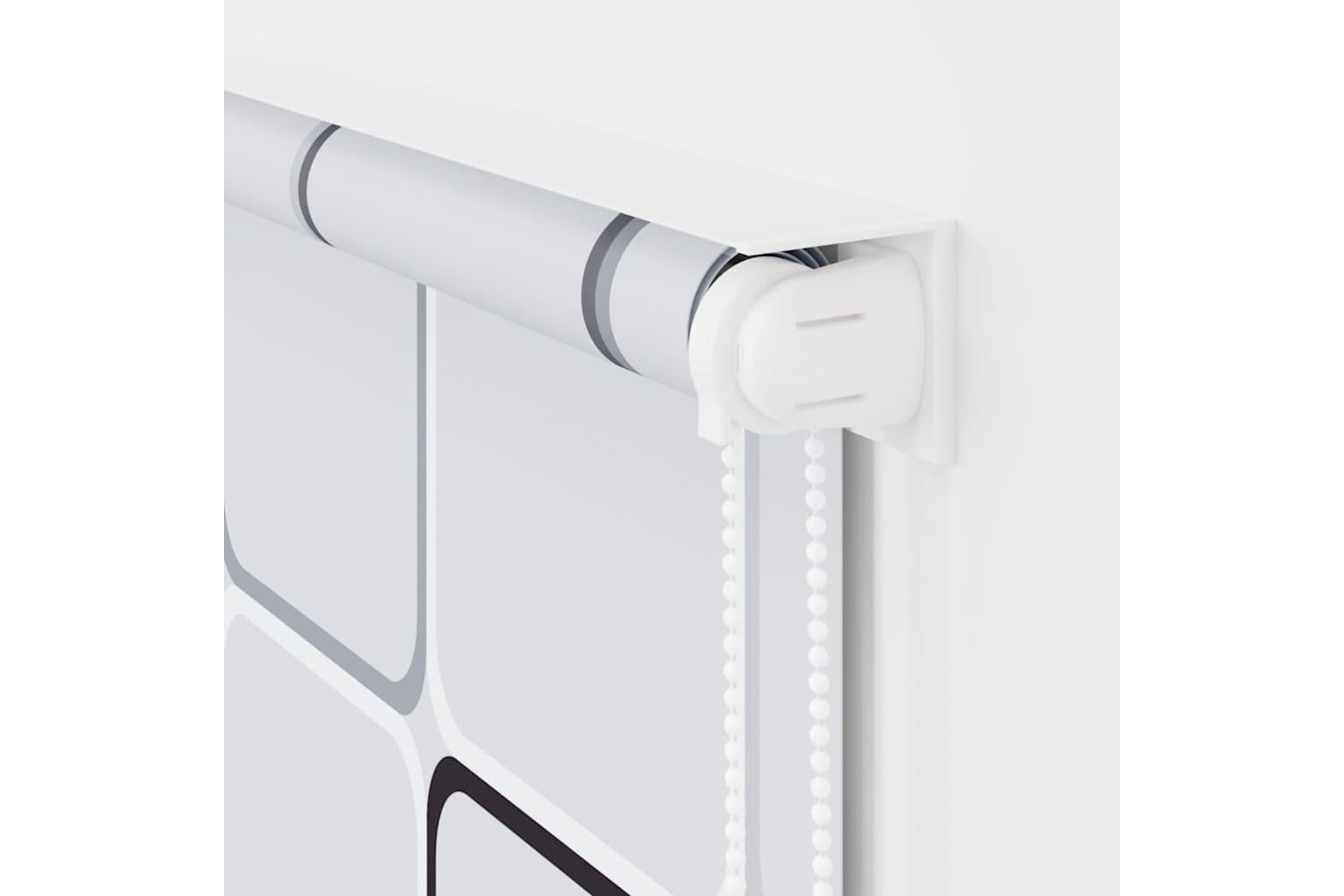 Vidaxl Shower Roller Blind 140x240 Cm Square-6