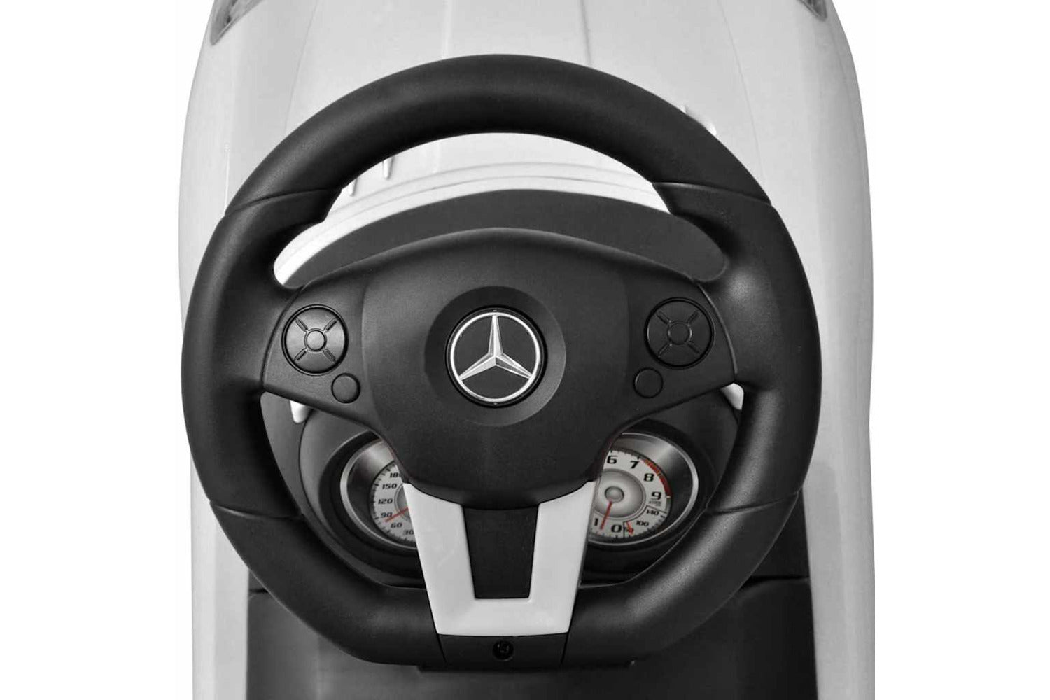 Vidaxl Foot-powered Kids Car White-7