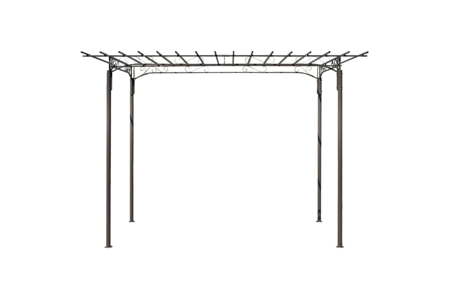 Vidaxl Rose Arch Garden Arbor Steel Garden Decoration-2