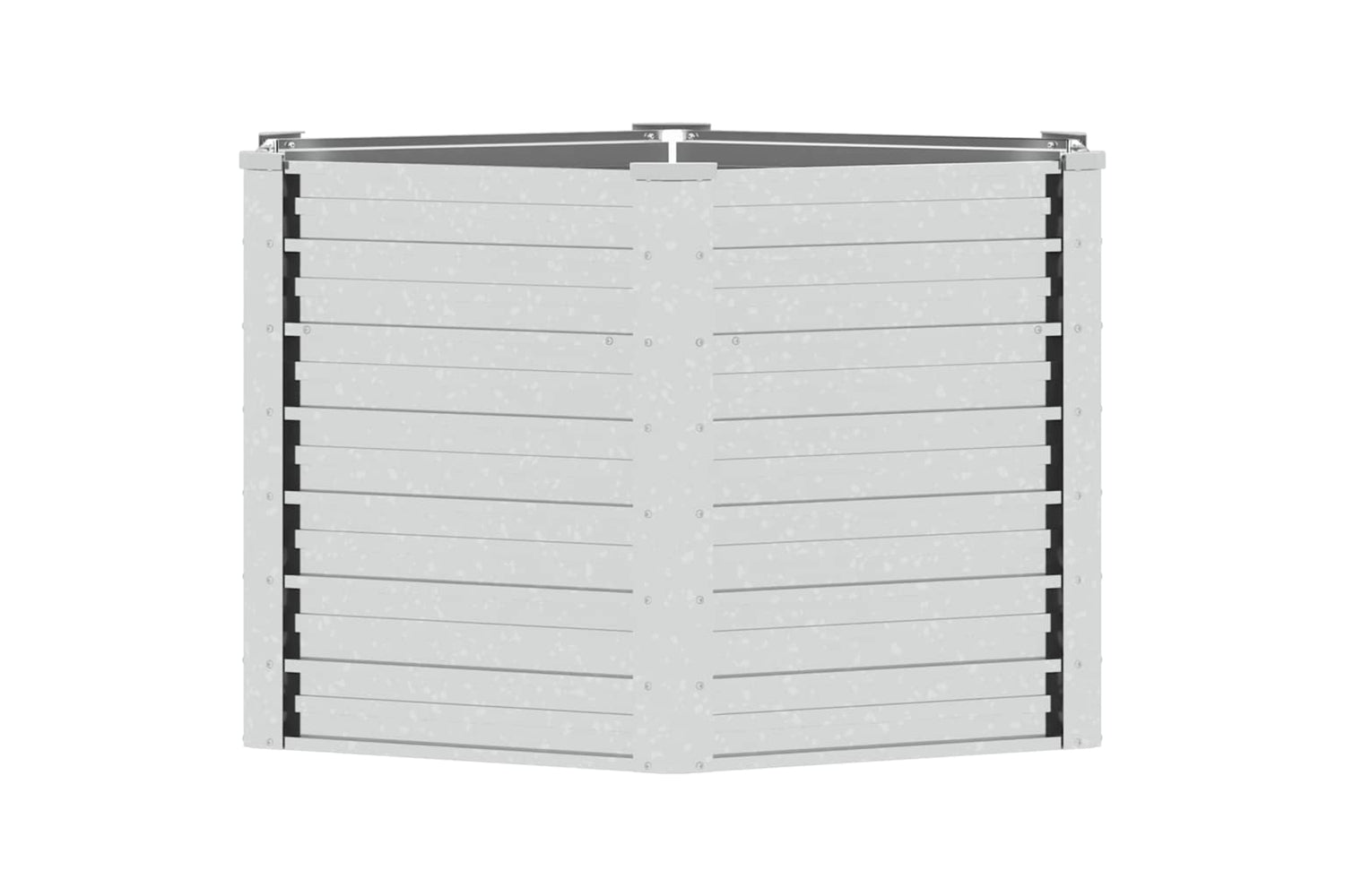 Vidaxl Garden Raised Bed 129x77 Cm Galvanized Steel Silver-5