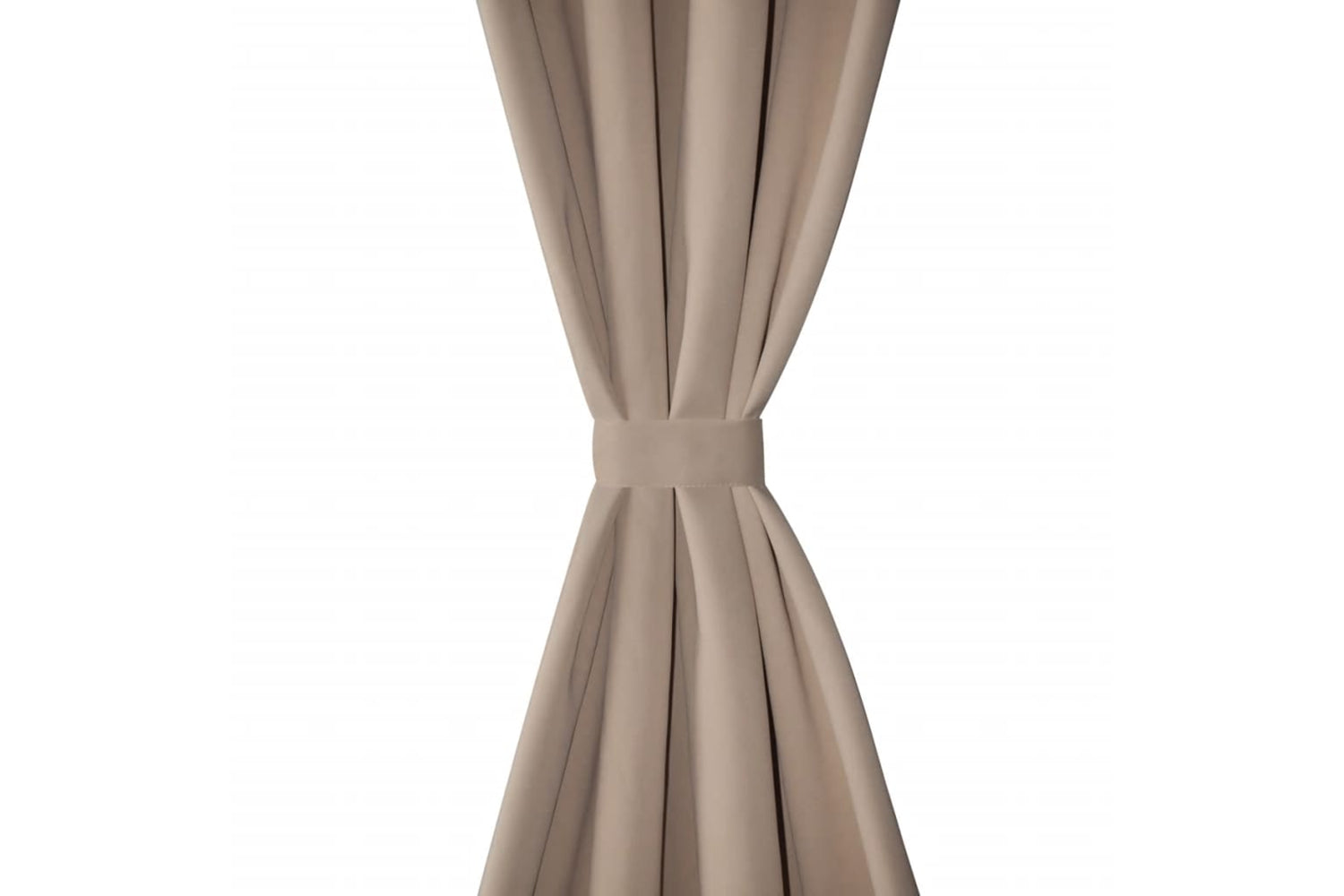vidaXL 130373 2 Pcs Cream Blackout Curtains With Metal Rings 135 X 245cm-3