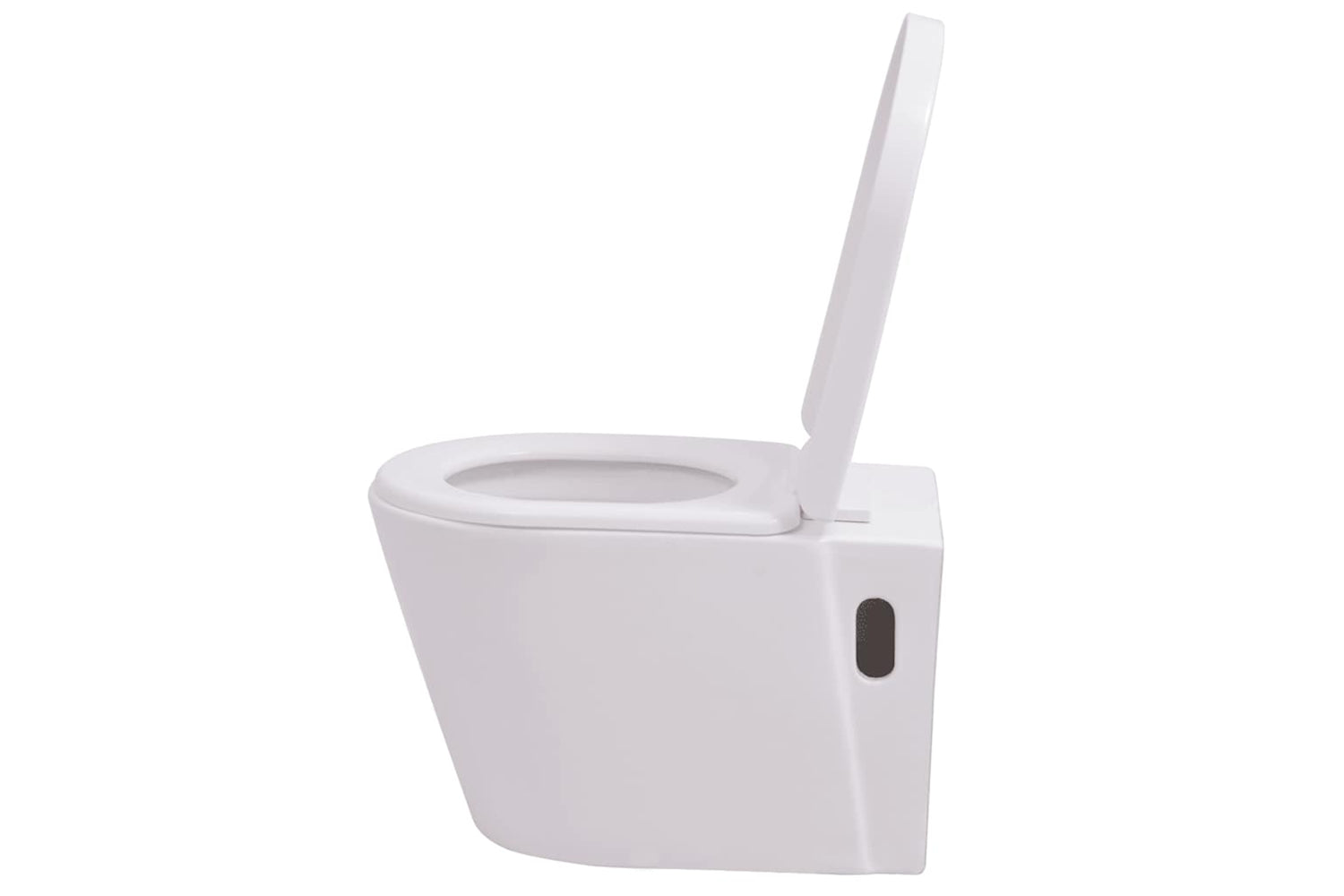 Vidaxl Wall Hung Toilet With Concealed Cistern Ceramic White-4