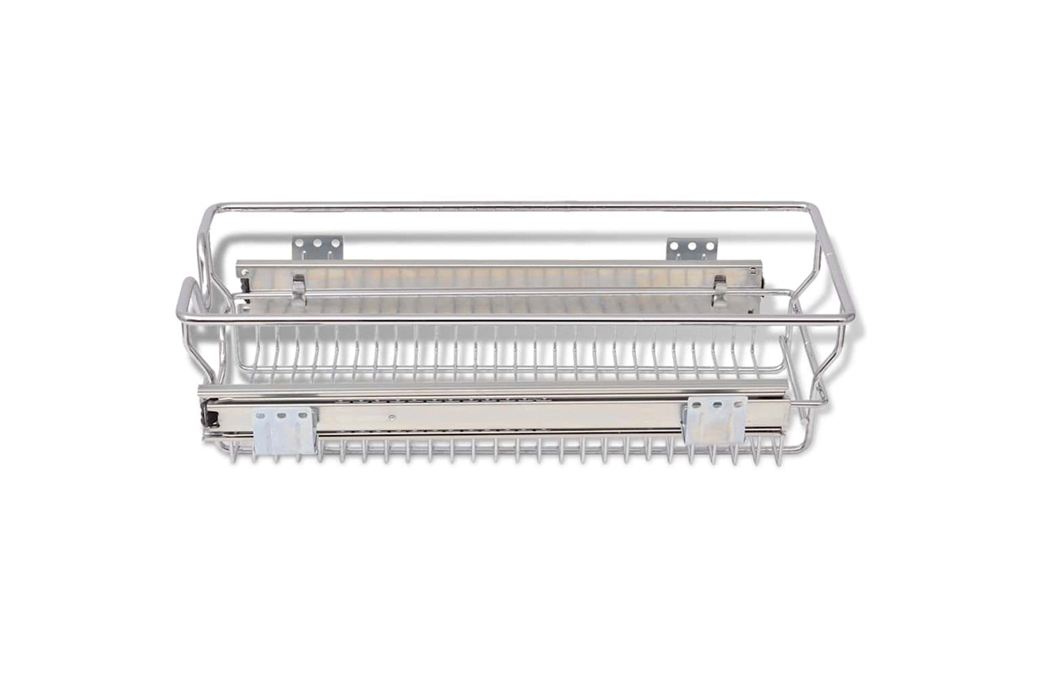 Vidaxl Pull-out Wire Baskets 2 Pcs Silver 300 Mm-4