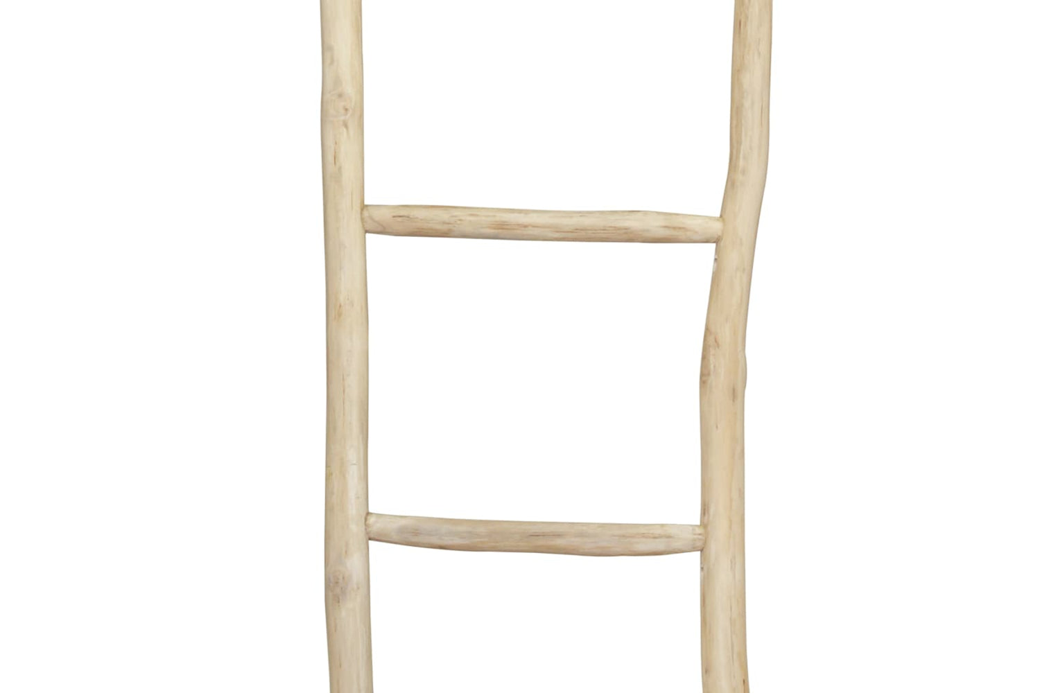 vidaXL 244568 Towel Ladder With 5 Rungs Teak 45x150cm Natural-2