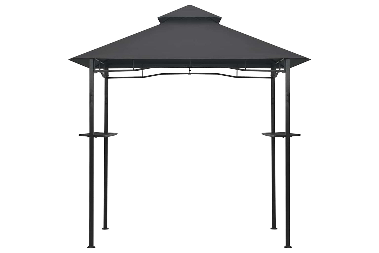 vidaXL 48602 Bbq Gazebo 240x150x255cm Anthracite Steel-2