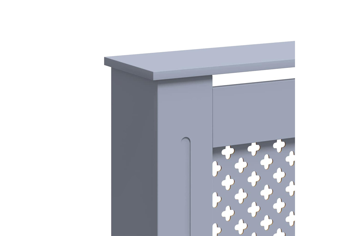 vidaXL Radiator Cover Anthracite 152x19x81.5cm Mdf-5