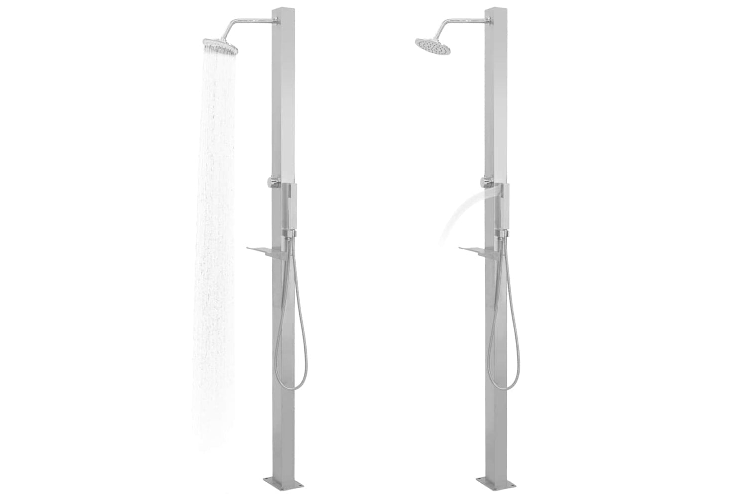 Vidaxl 48198 Outdoor Shower Stainless Steel Straight-5