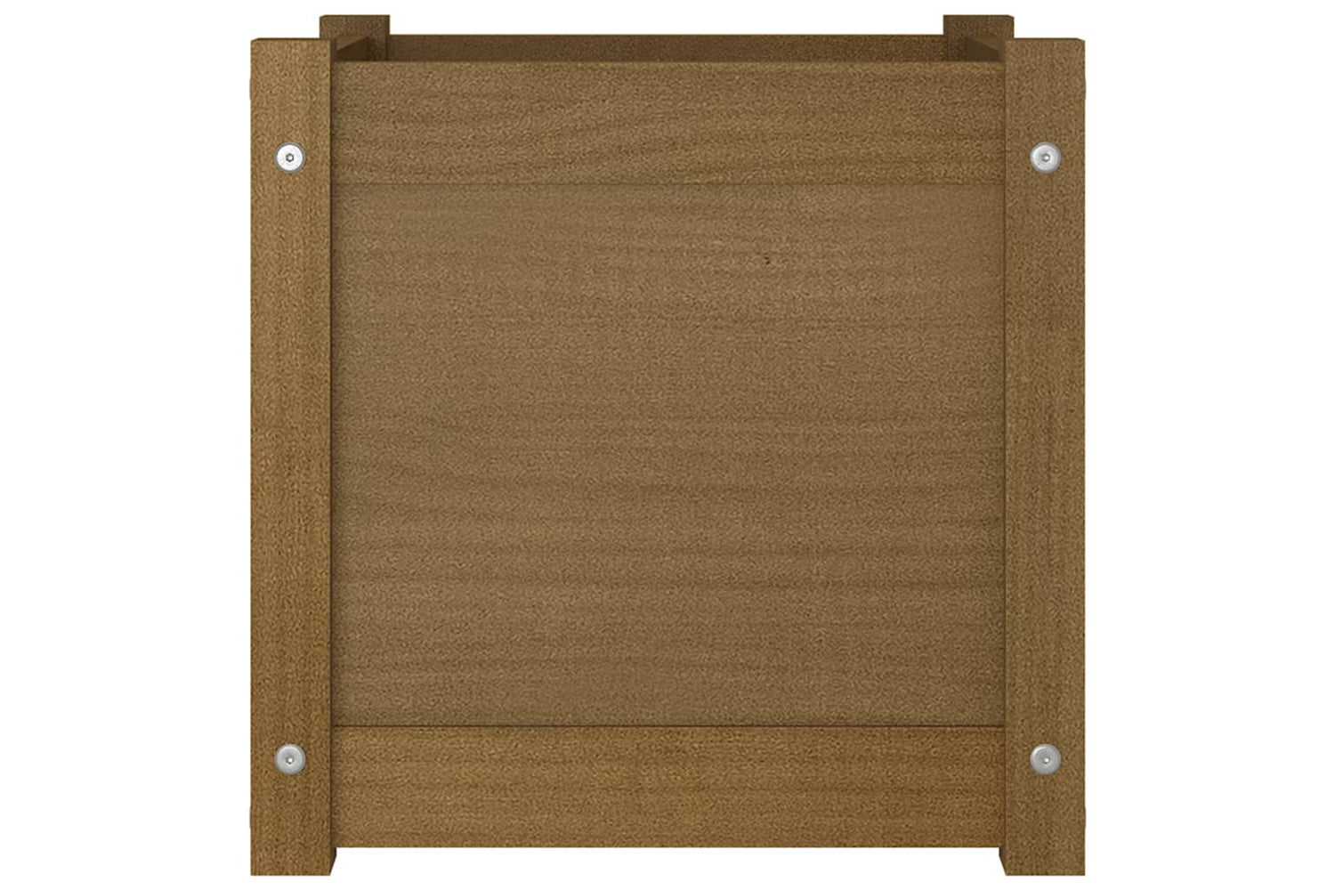 vidaXL 810541 Garden Planters 2 Pcs Honey Brown 40x40x40cm Solid Pinewood-4