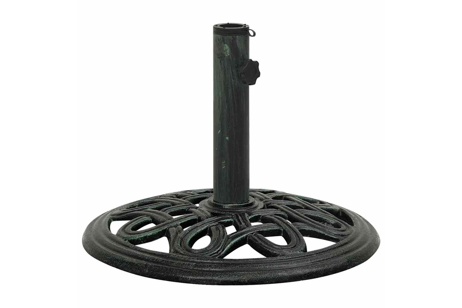 vidaXL 317765 Umbrella Base Green 40x40x32cm Cast Iron-3