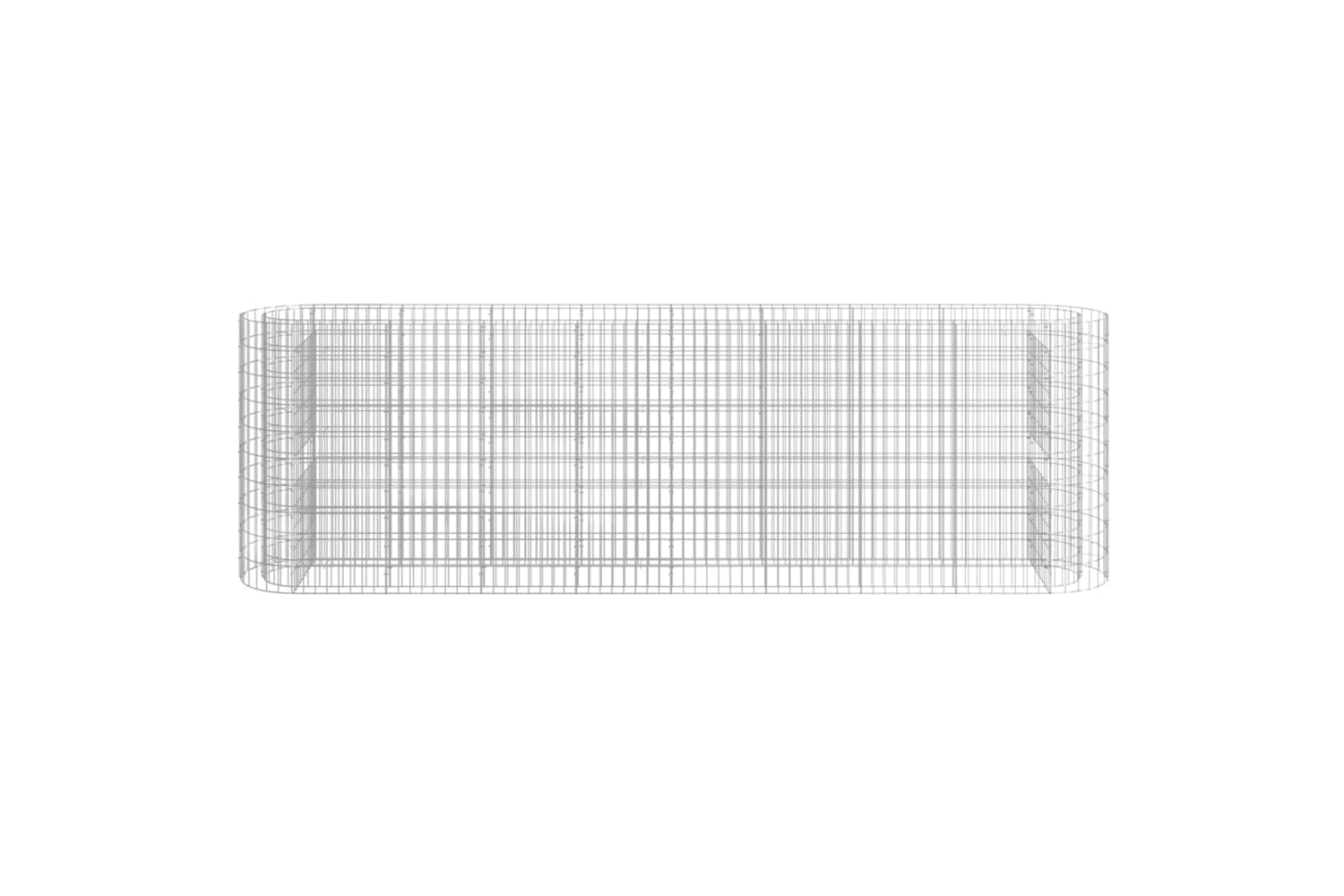 vidaXL 152035 Gabion Raised Bed Galvanised Iron 330x50x100cm-3