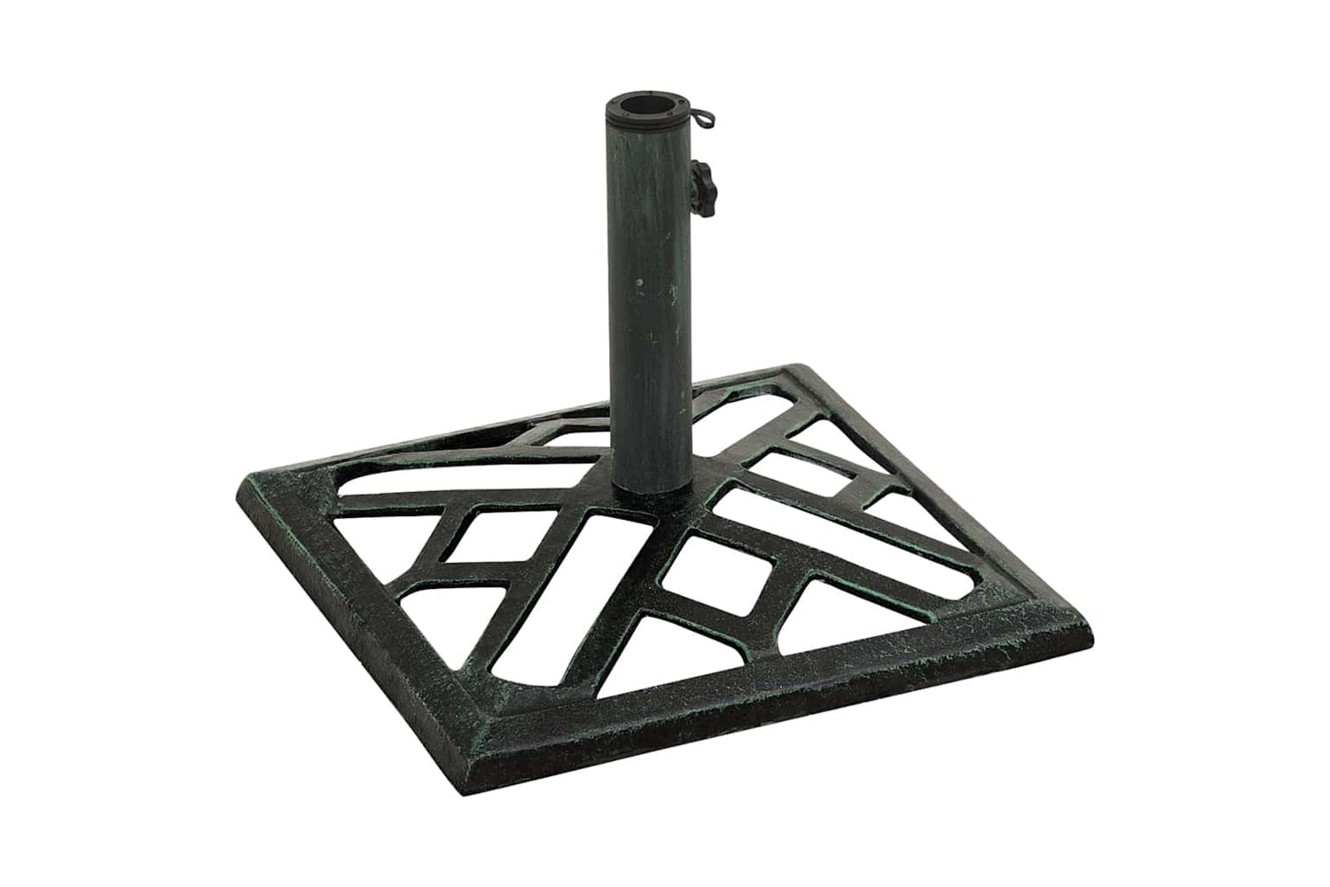 vidaXL 317760 Umbrella Base Green 44x44x31cm Cast Iron-4
