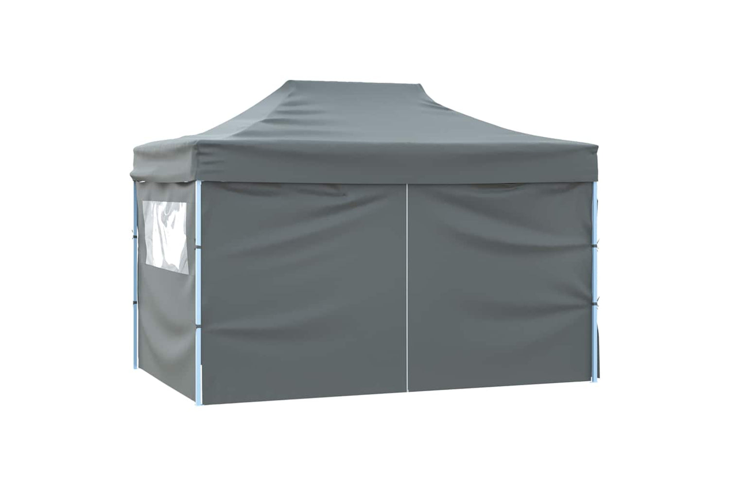 Vidaxl 48897 Professional Folding Party Tent With 4 Sidewalls 3x4 M Steel Anthracite-4