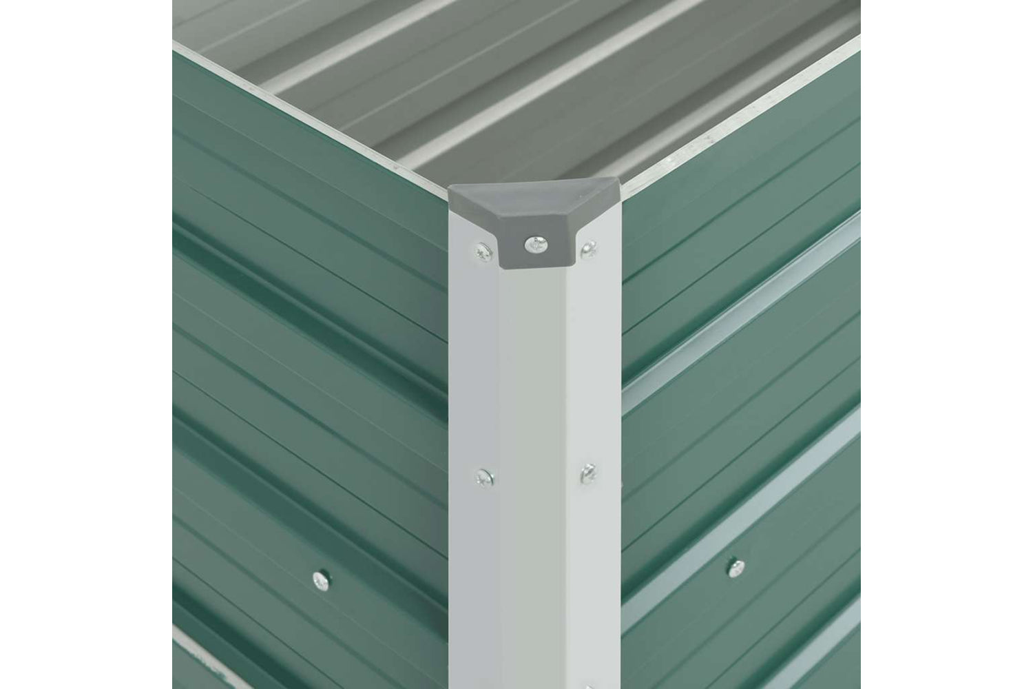 Vidaxl Garden Raised Bed Galvanised Steel 100x40x45 Cm Green-5