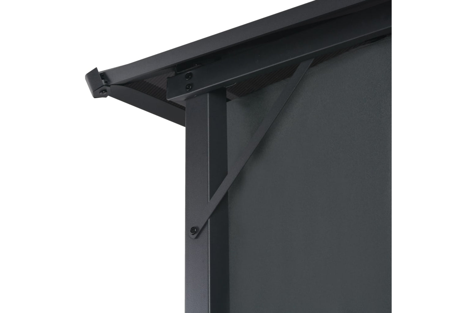Vidaxl 44640 Gazebo With Curtain Aluminium 3x3 M Black-5