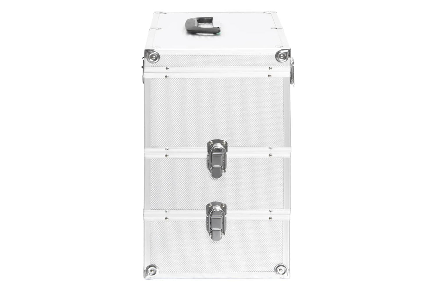 vidaXL 91839 Make-up Case 37x24x40cm Silver Aluminium-5