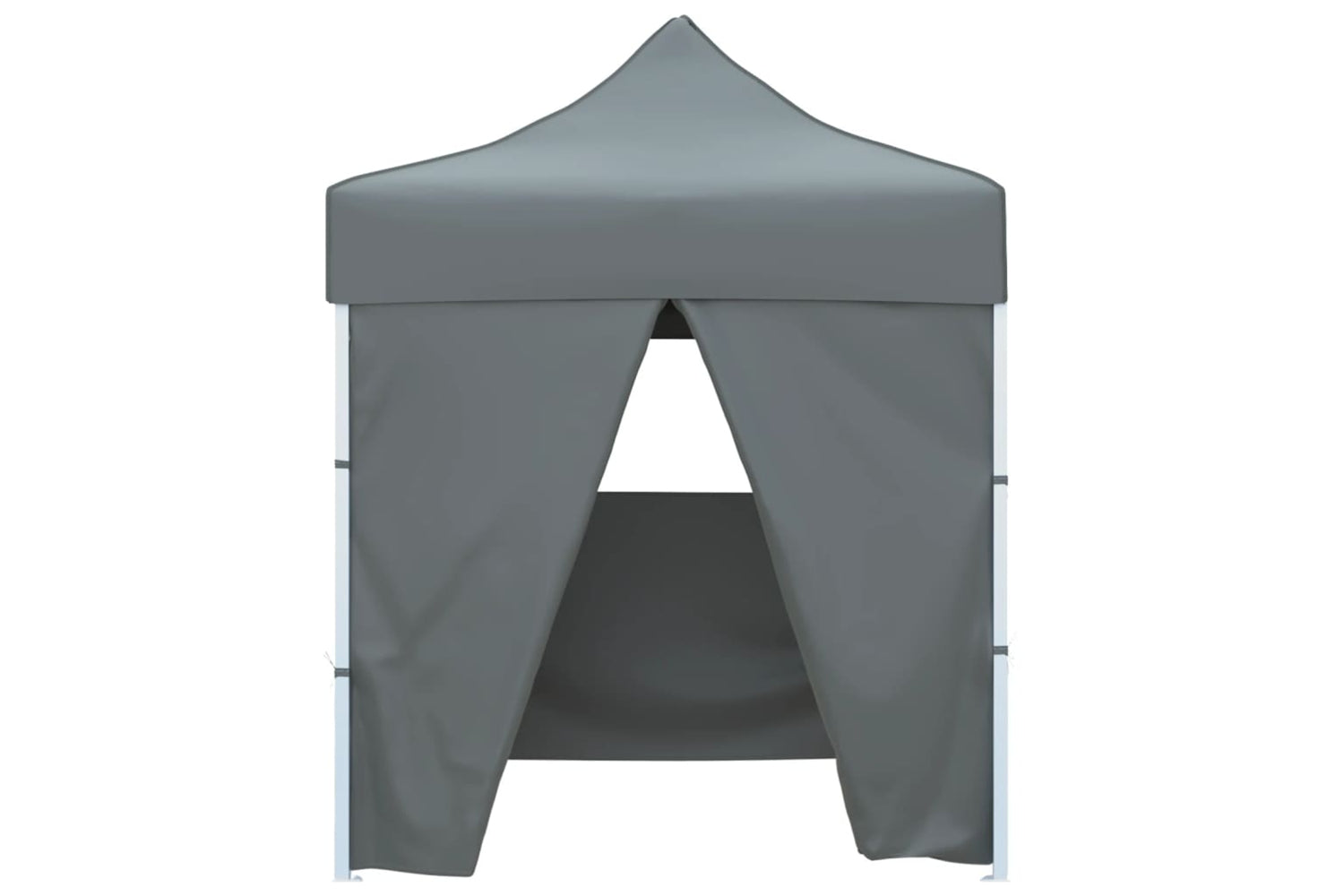 Vidaxl Professional Folding Party Tent With 4 Sidewalls 2x2 M Steel Anthracite-2