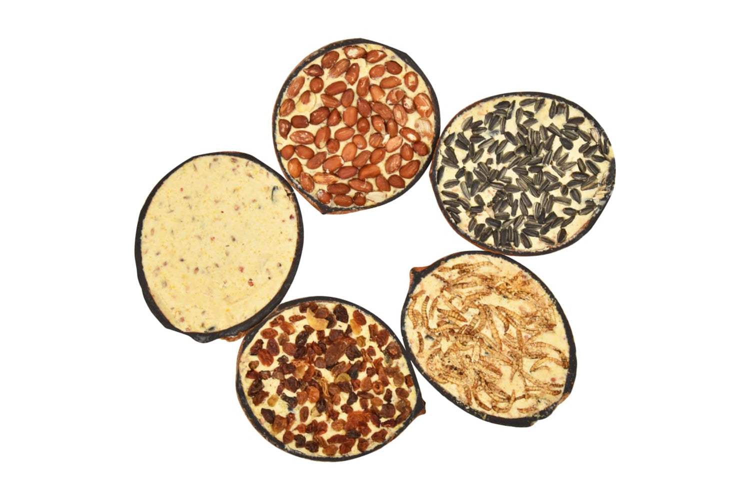 Vidaxl 170901 Bird Food Filled Coconut Halves 10 Pcs 290 G-2
