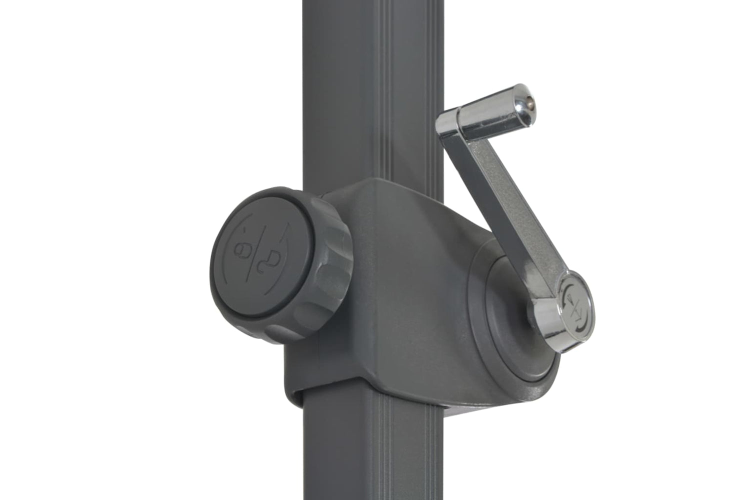 vidaXL 44623 Cantilever Umbrella With Aluminium Pole Taupe 300cm-6
