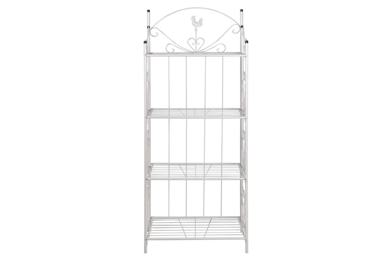 Vidaxl 40781 Plant Rack Square White-2