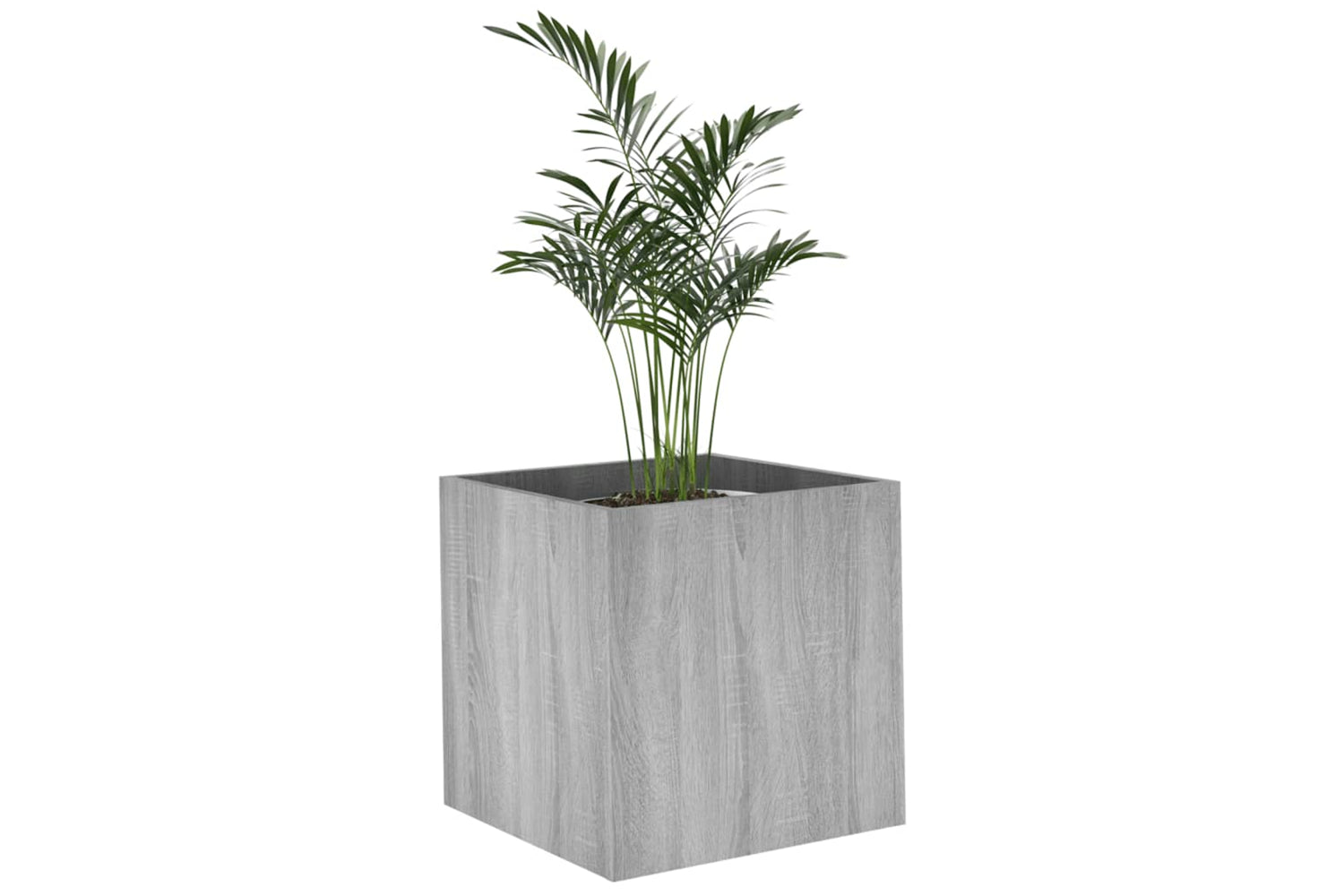 vidaXL 820500 Planter Box Grey Sonoma 40x40x40cm Engineered Wood-3