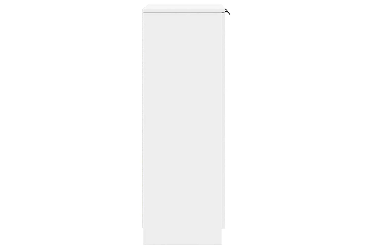 Vidaxl 811439 Shoe Cabinet White 59x35x100 Cm Engineered Wood-4