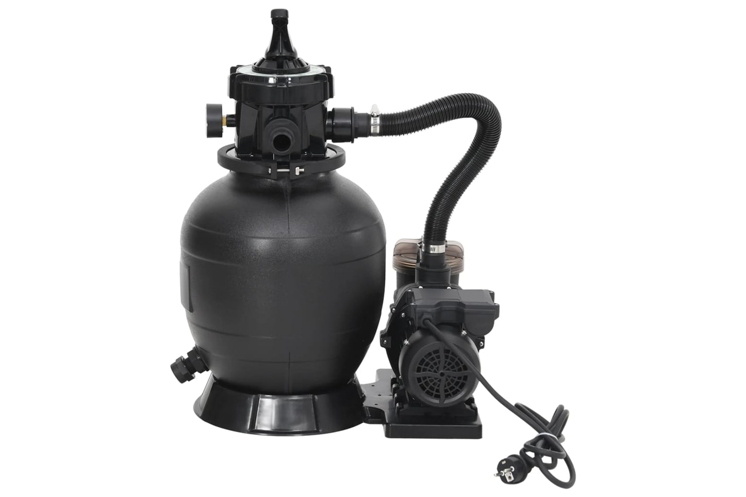 Vidaxl Pool Sand Filter With Prefilter Black-3