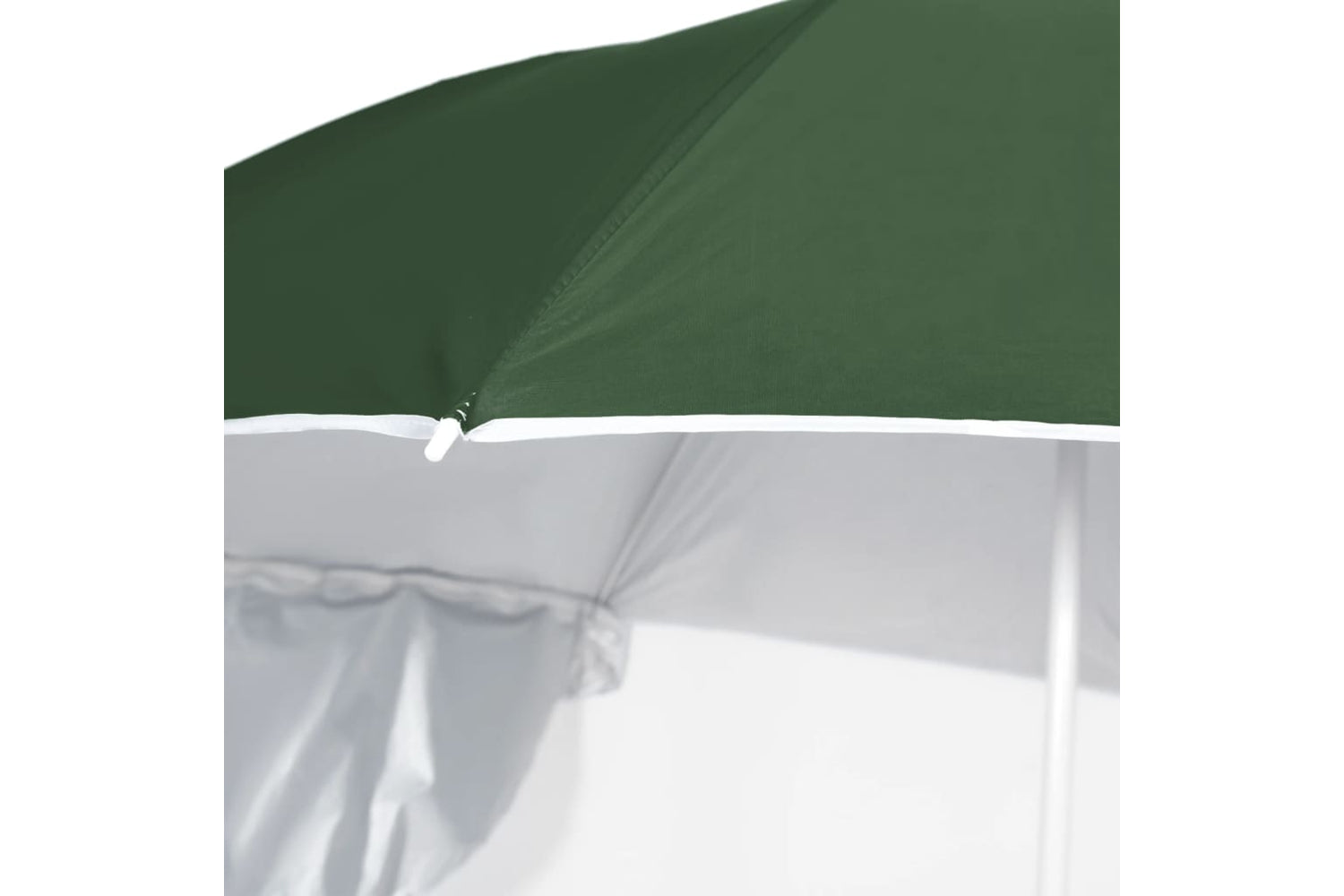 vidaXL 318838 Beach Umbrella With Side Walls Green 215cm-5