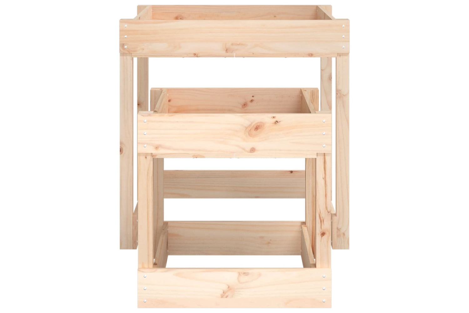 vidaXL 825051 Sand Tables 2 Pcs Solid Wood Pine-4