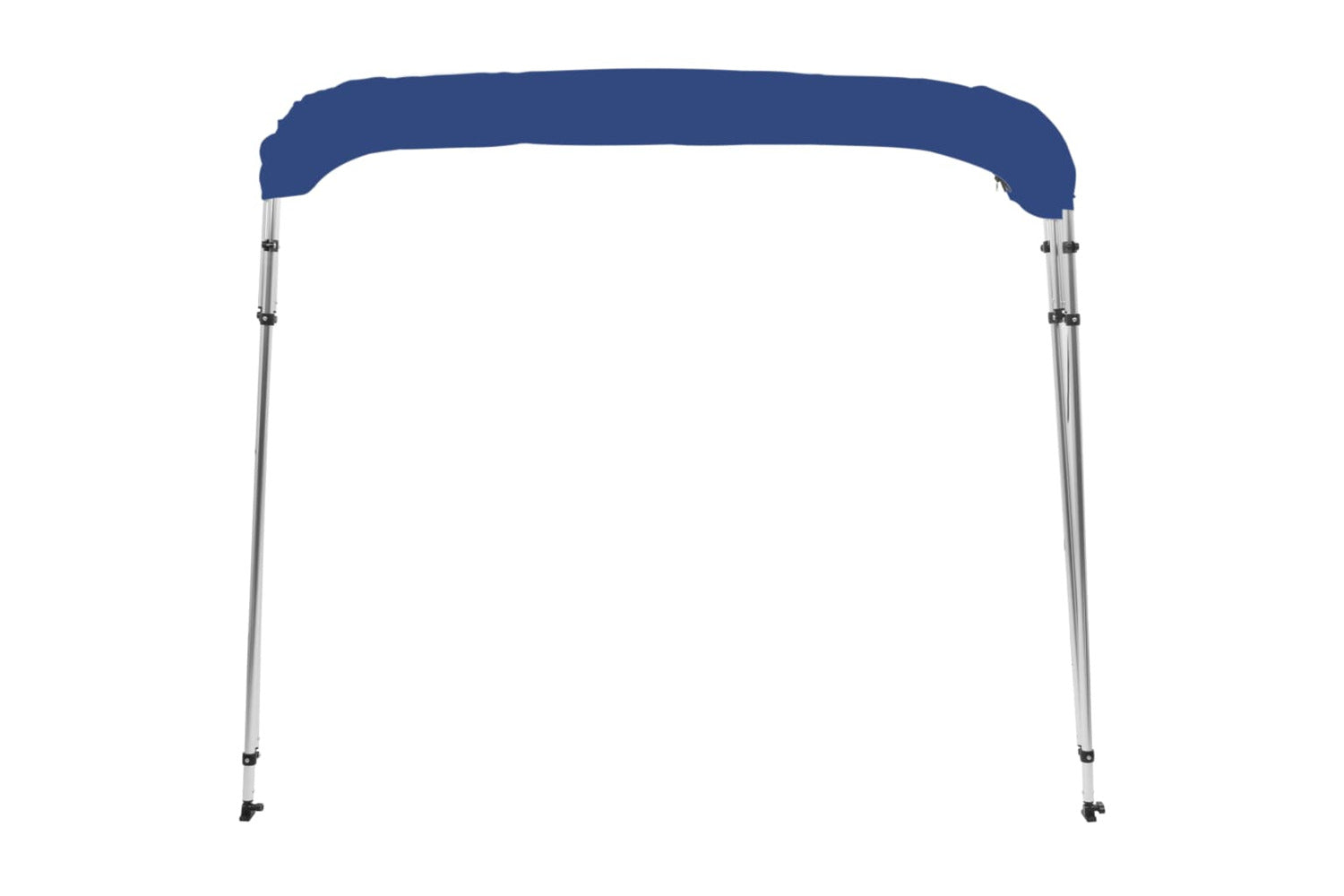 vidaXL 92370 4 Bow Bimini Top Blue 243x180x137cm-3