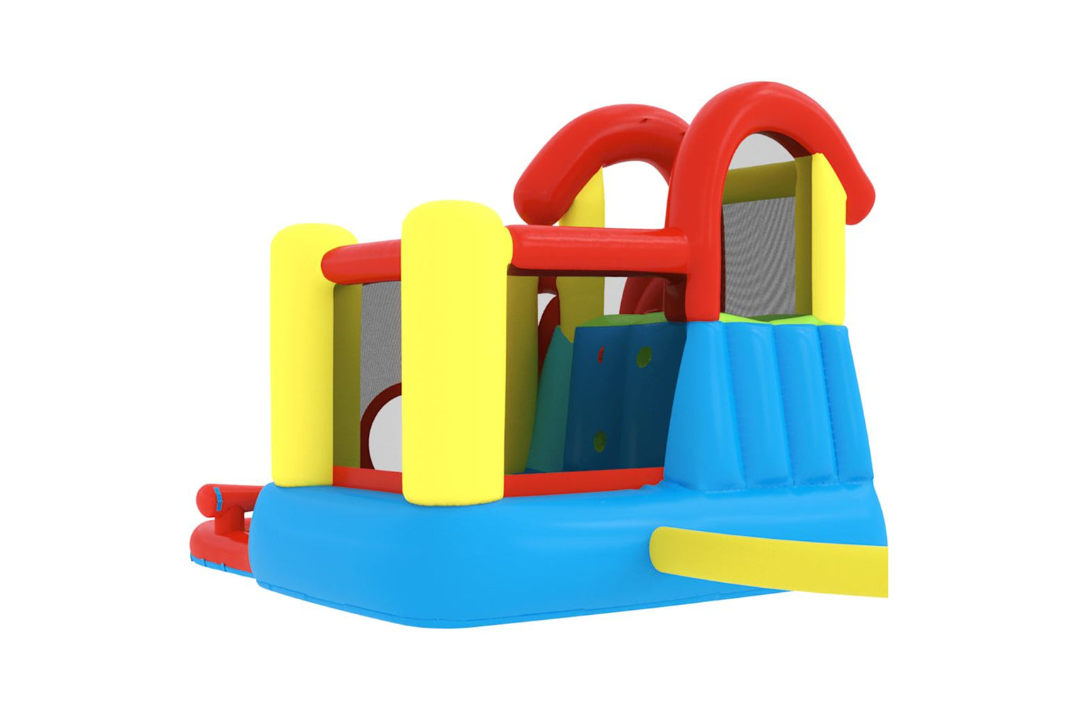 Happy Hop - 94242 Bouncy Castle With Slide And Splash Pool 280x319x211 Cm-5