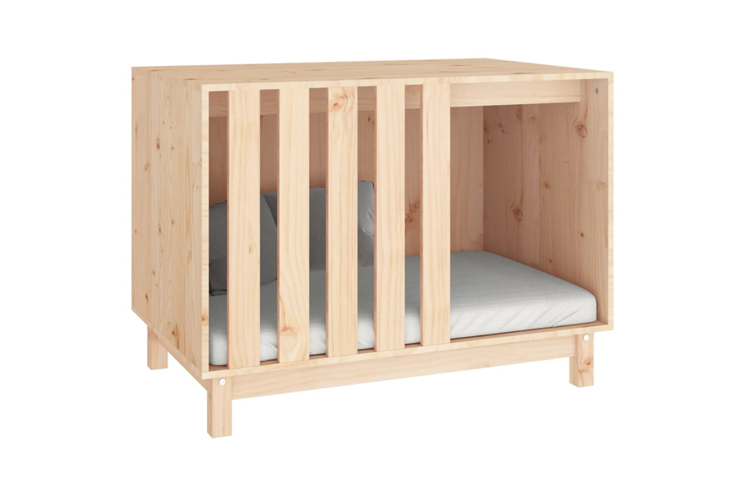 vidaXL 822486 Dog House 90x60x67cm Solid Wood Pine-3