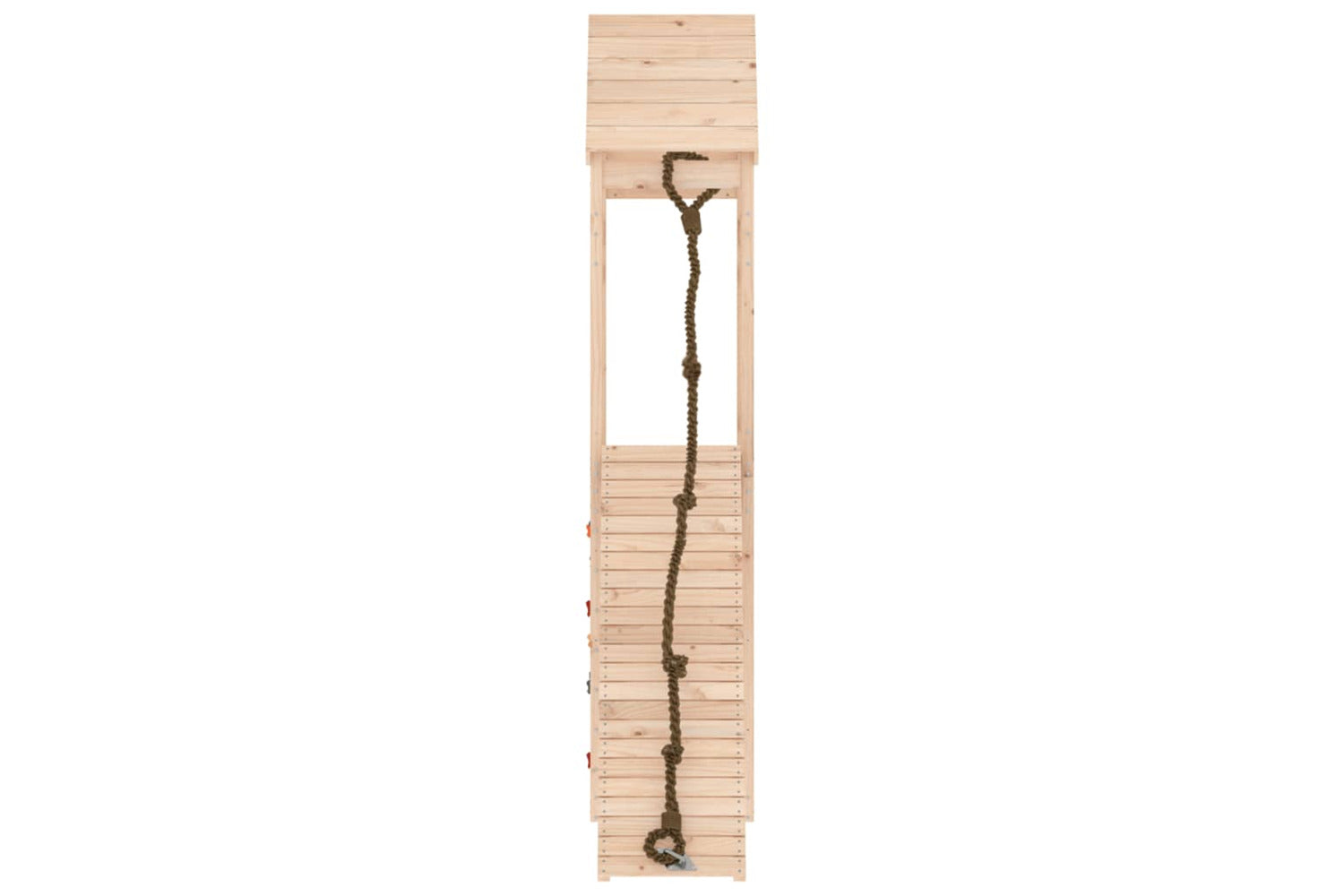 Vidaxl 3156919 Playhouse With Climbing Wall Solid Wood Pine-6
