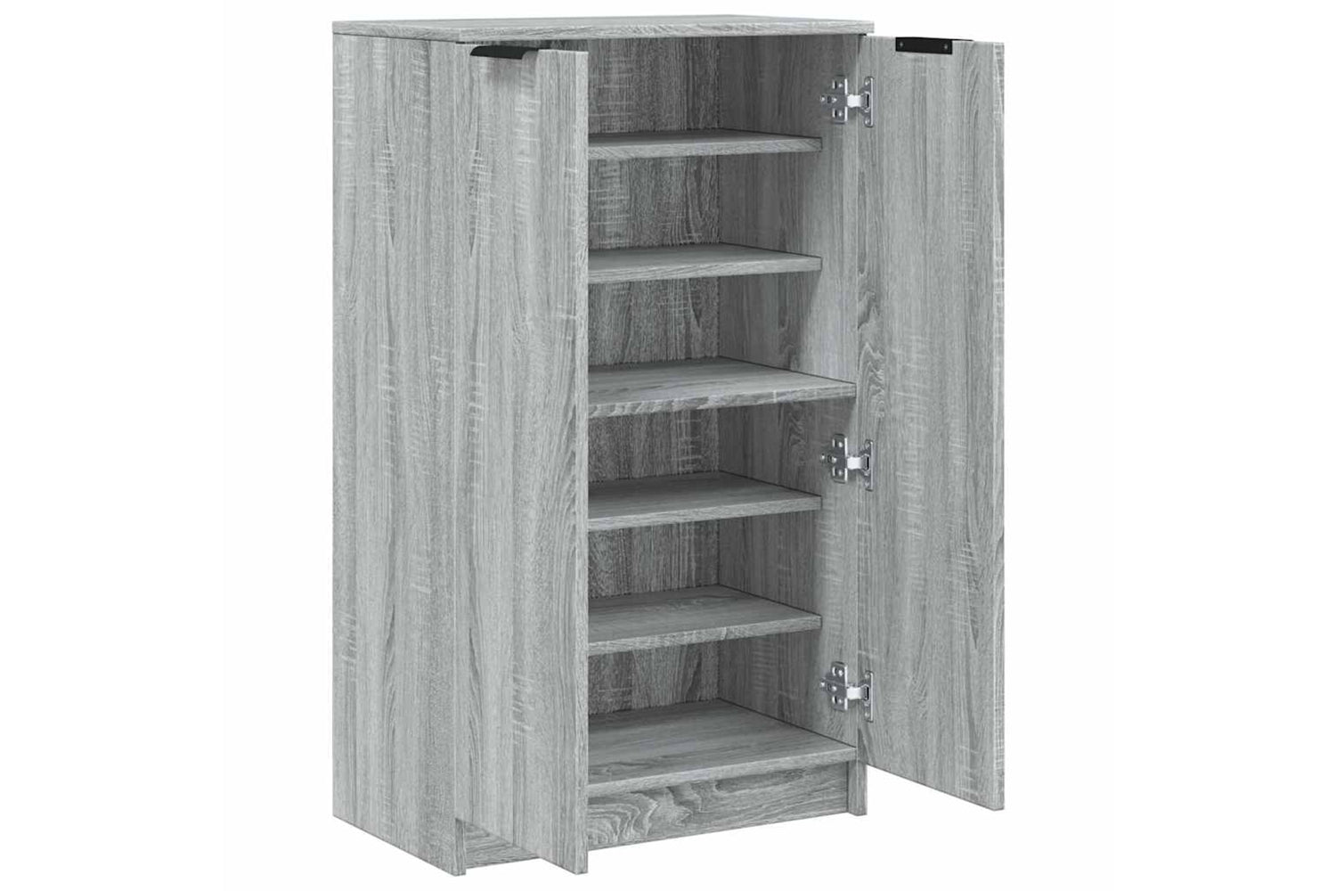 Vidaxl 817109 Shoe Cabinet Grey Sonoma 59x35x100 Cm Engineered Wood-6