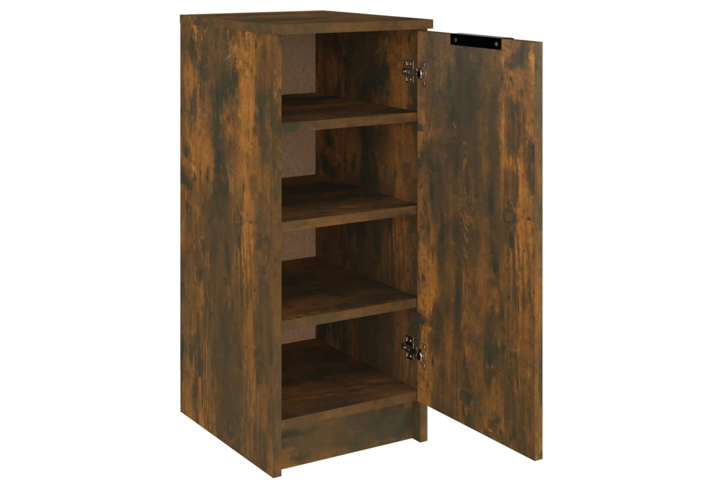 vidaXL 817099 Shoe Cabinet Smoked Oak 30x35x70cm Engineered Wood-5