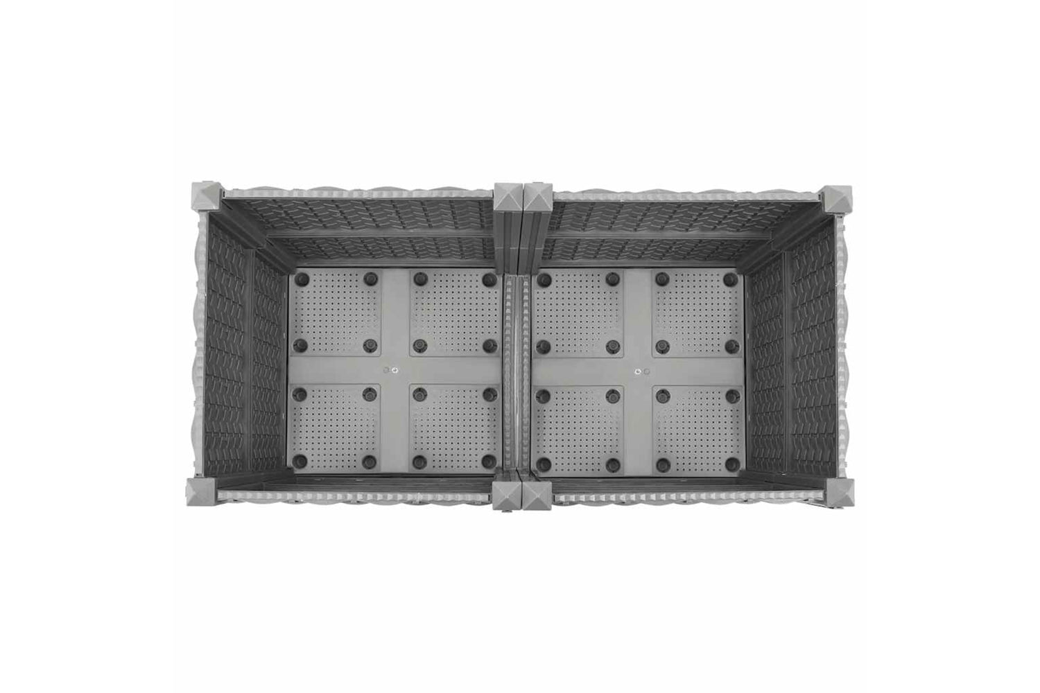 vidaXL Raised Bed 80x40x38cm Polypropylene-6