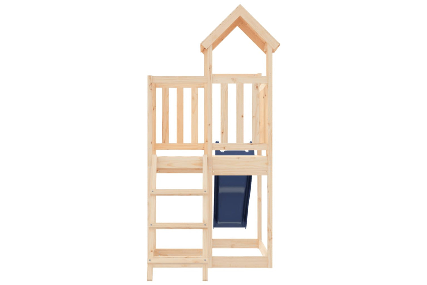 Vidaxl 3155828 Playhouse With Slide Solid Wood Pine-7