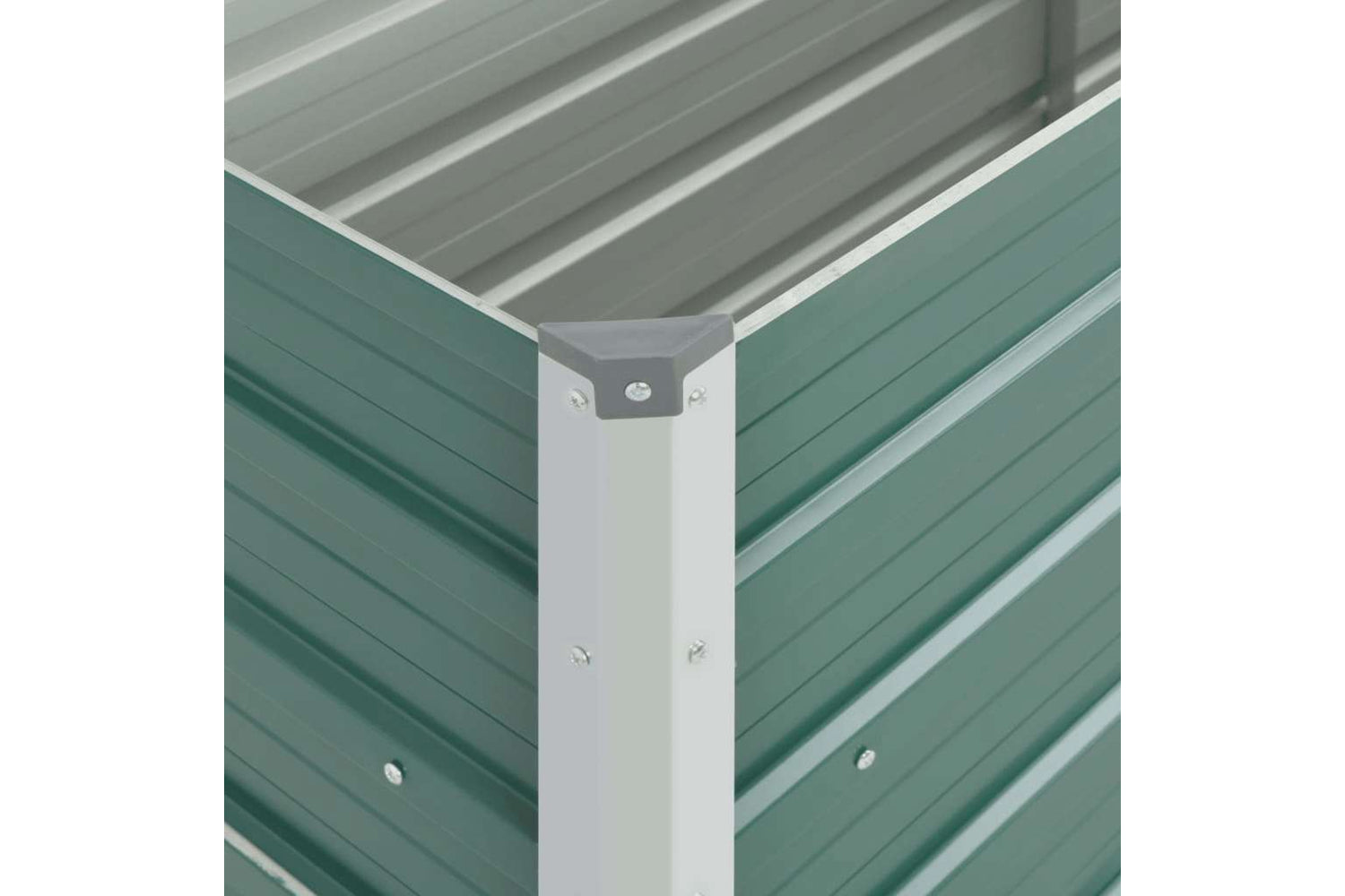 vidaXL 44849 Garden Raised Bed Galvanised Steel 160x40x77cm Green-6