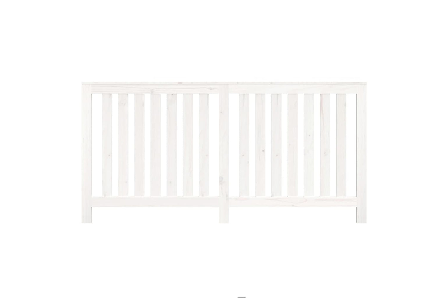 vidaXL 822582 Radiator Cover White 169x19x84cm Solid Wood Pine-4