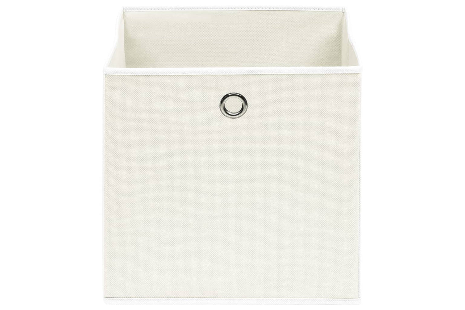 Vidaxl 288351 Storage Boxes 10 Pcs White 32x32x32 Cm Fabric-3