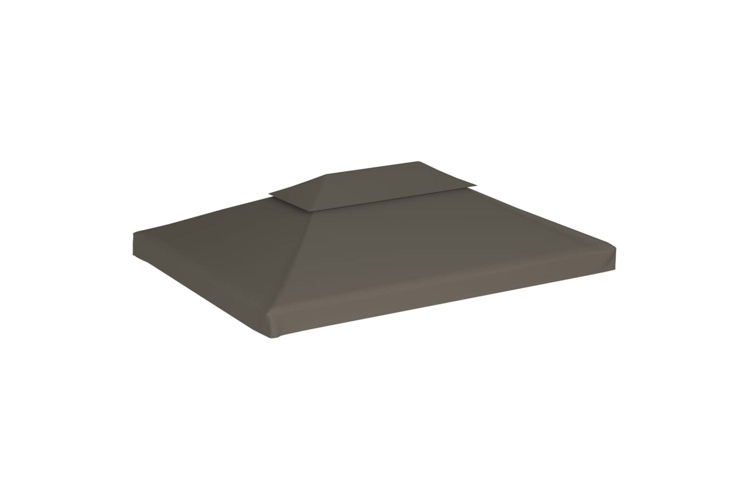 Vidaxl 2-tier Gazebo Top Cover 310 G/m2 4x3 M Taupe-2