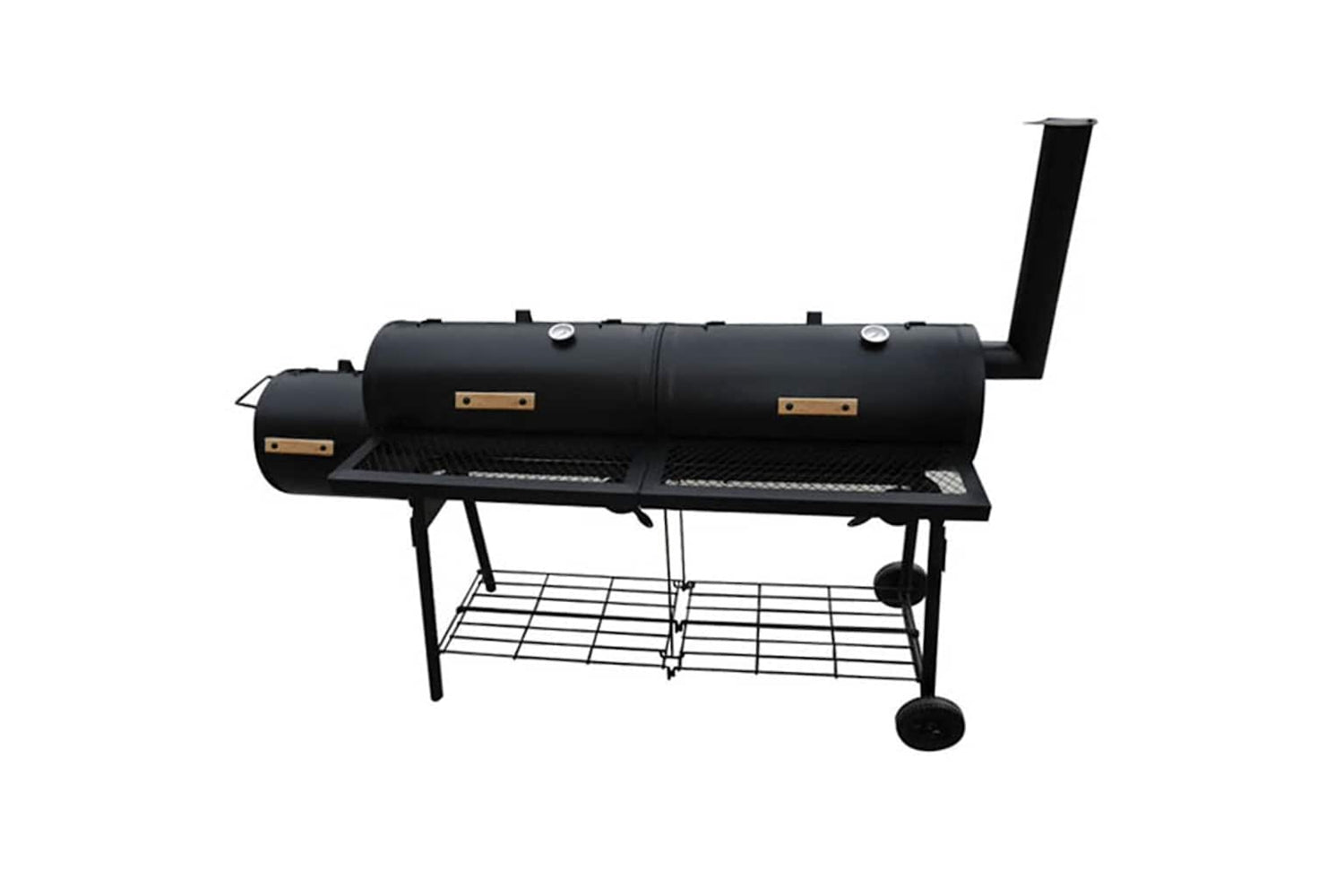 Vidaxl Smoker Bbq Nevada Xl Black-2