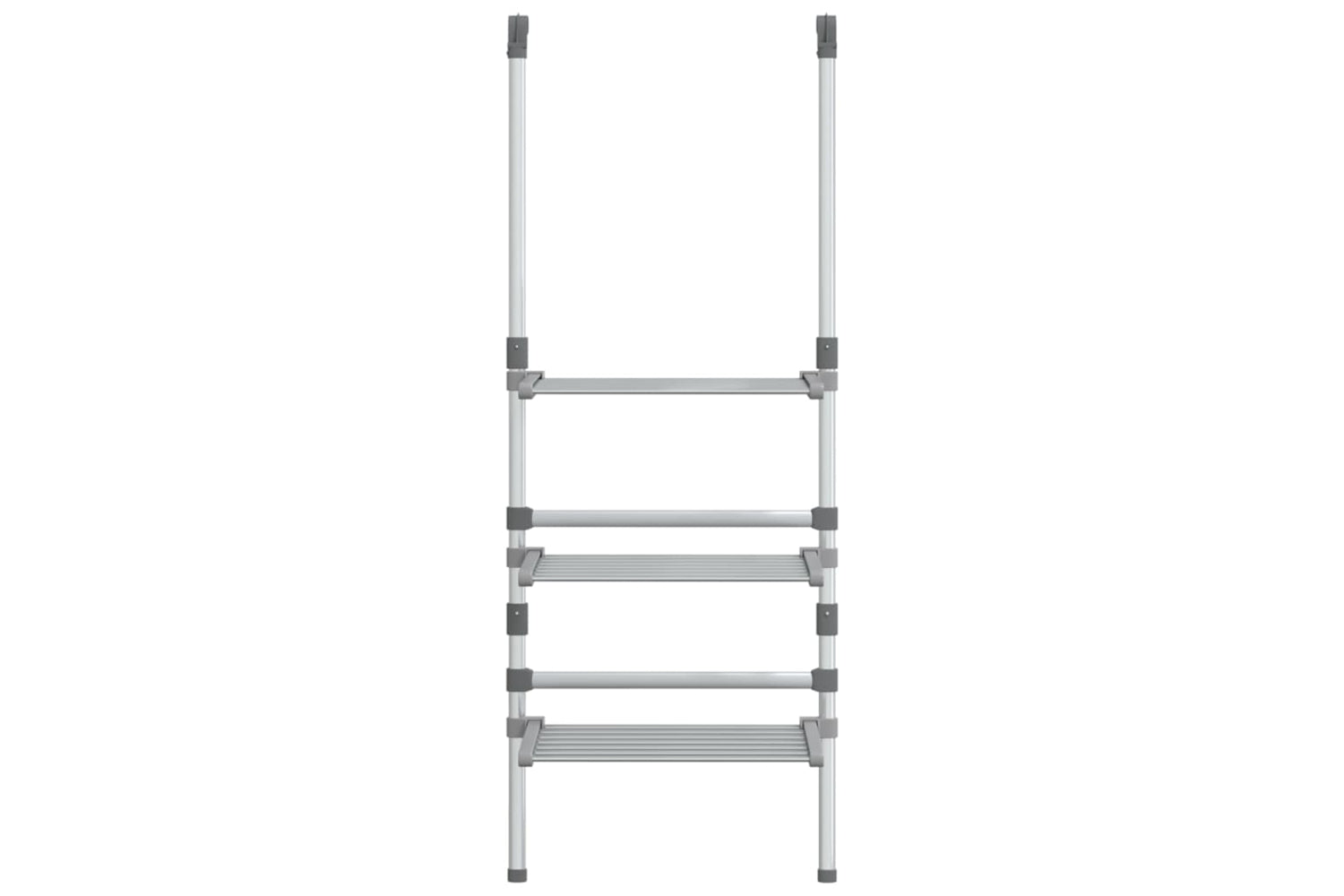 Vidaxl 344383 3-tier Hanging Laundry Drying Rack Aluminium-2