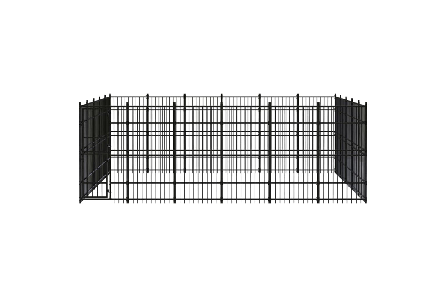 Vidaxl 3097990 Outdoor Dog Kennel Steel 27.65 M2-2