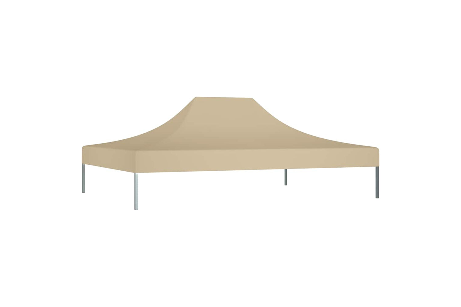 Vidaxl Party Tent Roof 4x3 M Beige 270 G/m2-2