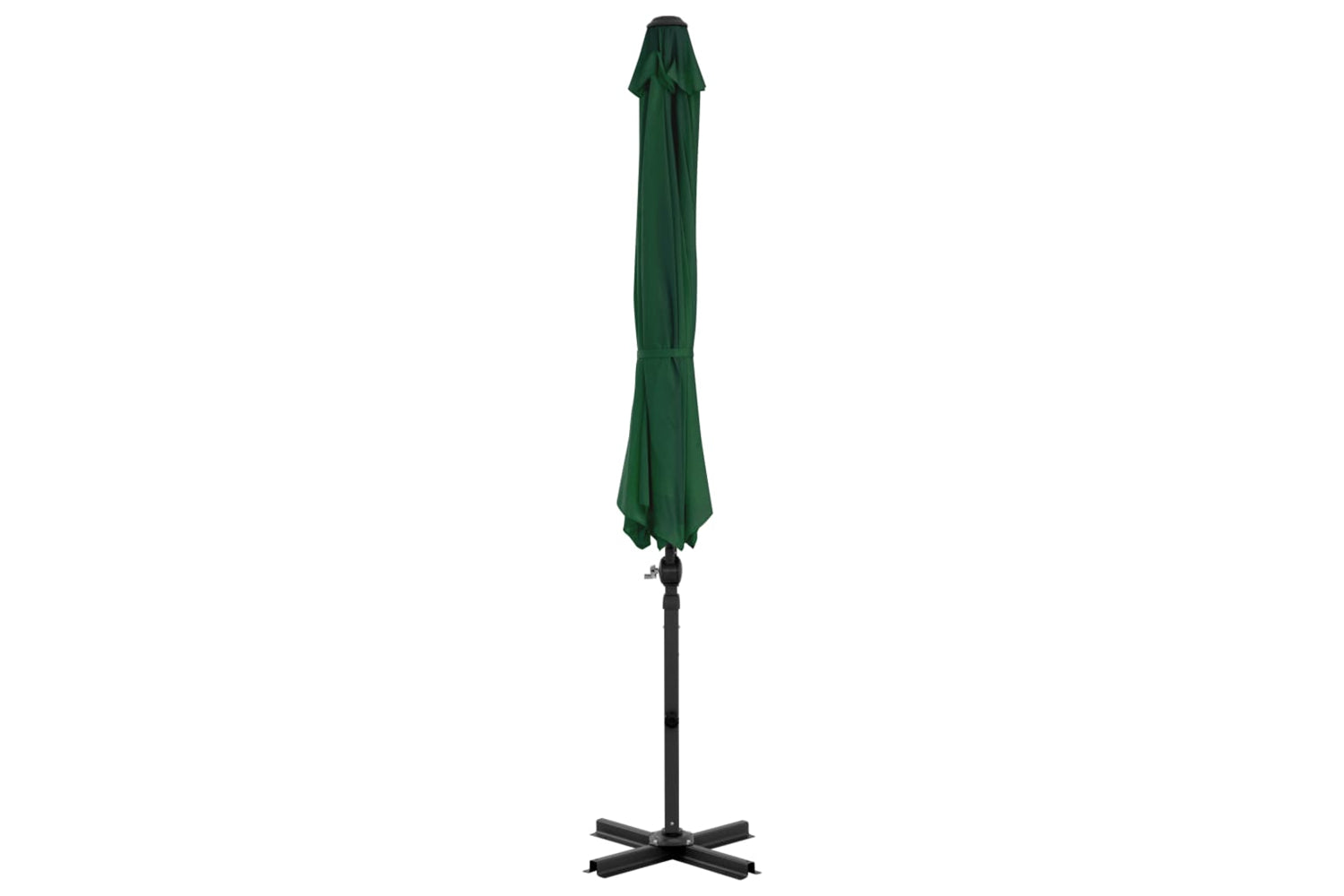 vidaXL 44621 Cantilever Umbrella With Aluminium Pole Green 300cm-3